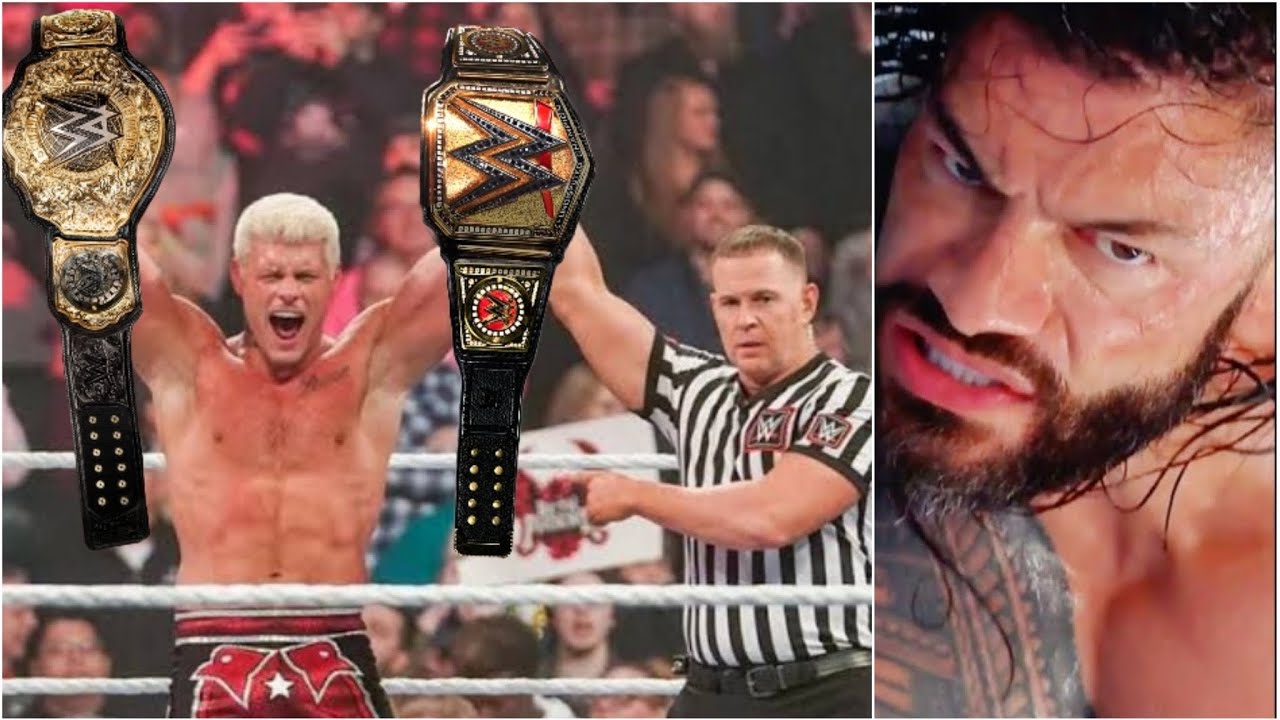 Cody Rhodes Wins World Heavyweight Championship And Undisputed WWE ...