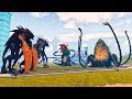 Biollante and Rose Biollante Vs Muto Prime and Cleric Muto - Roblox Kaiju Universe