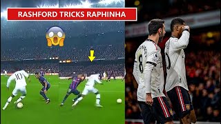 😬Rashford Humiliates Raphinha Before Scoring Second Goal vs Barcelona!