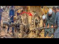 Komatsu Final Drive Assembly Restoration | Dozer Final Drive Repairing and idler Wheel Repaired