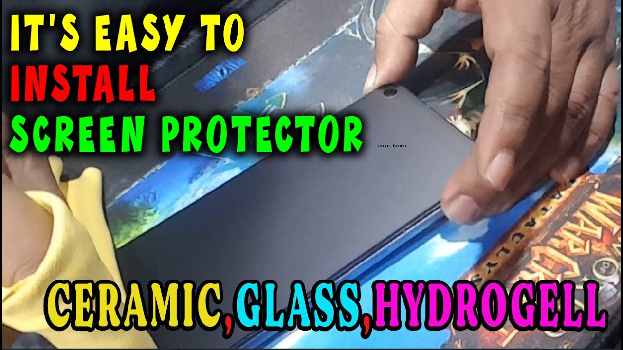 HOW TO INSTALL SCREEN PROTECTOR FULL VIDEO - YouTube