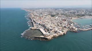 Akko - aerial north to south