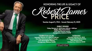 Celebration of Life for Mr. Robert James Price