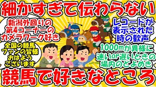 【競馬】細かすぎて伝わらない『競馬で好きなところ』に対するみんなの反応集【2ch】【5ch】