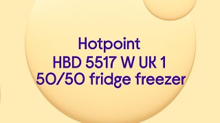 Hotpoint HBD 5517 W UK 1 50/50 Fridge Freezer - White - Quick Look