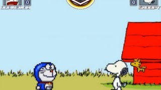 MUGEN無限格鬥 Doraemon VS Snoopy【Watch Mode】哆啦A夢VS史努比【觀戰模式】