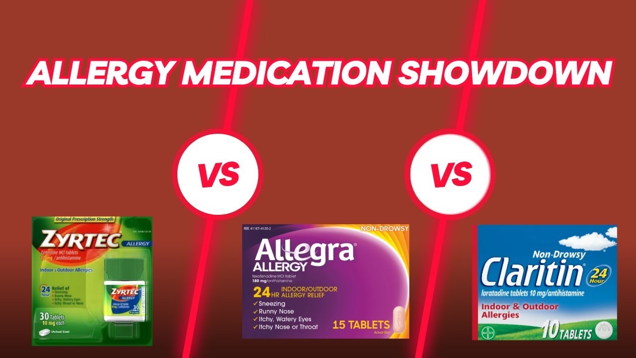 Which Is The Best Allergy Medication For You? Zyrtec Vs. Allegra Vs ...