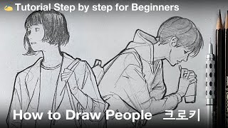 How to Draw a Body (Clothed) for Beginners (Tutorial)