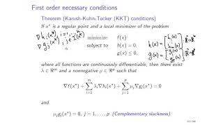 Karush-Kuhn-Tucker (KKT) Optimality Conditions