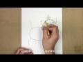 how to draw marie from the aristocats