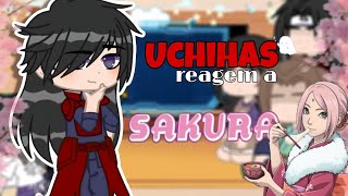 🌑~| Uchihas reagindo a 🌸Sakura🌸 [gacha] [react] ♣️¿Sasusaku?♣️🌑~|