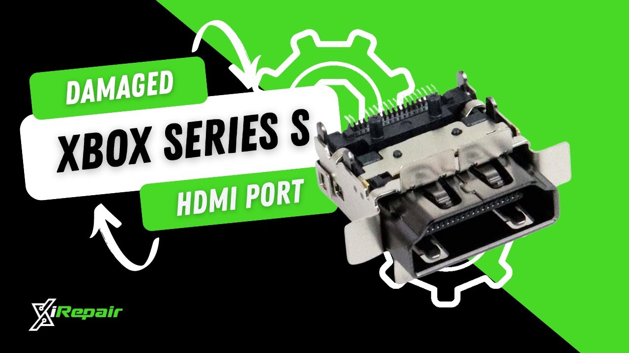 How To Repair Xbox Series S HDMI Port Replacement \ No Display Repair ...