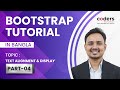 Bootstrap 4 [#4] Text Alignment & Display