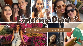 Exploring Dubai  I Global Village I Dubai Miracle garden I Burj Khalifa I 1st time in Dubai