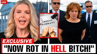 Joy Behar ARRESTED at Airport Trying to Flee the Country After $50M Lawsuit–Karoline Leavitt Reacts!