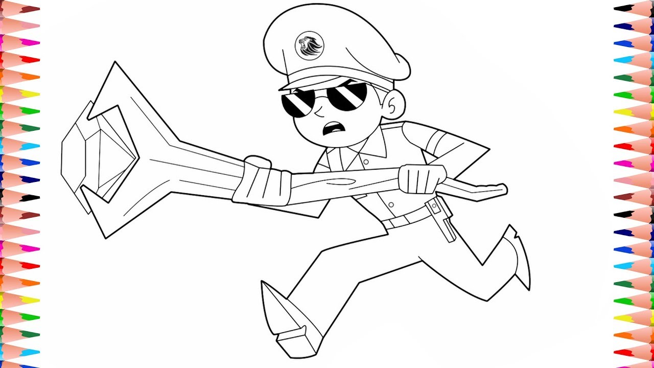 Little Singham Colouring Pages - Gopio.info