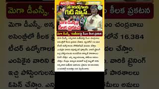 16,384 ఉద్యోగాలు.! సీఎం కీలక నిర్ణయం AP Mega DSC Latest News Today 2025 | Latest AP Govt Jobs 2025