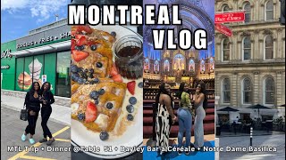 48 HOURS IN MONTREAL 🇨🇦| Road Trip + Dinner Table 51 + Barley Bar à Céréales + Notre Dame Basilica