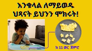 እንቁላል ለማይወዱ ህጻናት ይህንን ሞክሩት! | የህጻናት ምግብ አዘገጃጀት #ethiopia #ebs #seifuonebs EBS Donkey tube