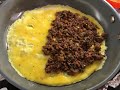 how to make ground beef omelet