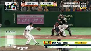 【速報】阪神タイガース大山開幕戦1号ホームラン！2018/03/30