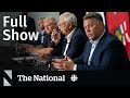 CBC News: The National | Health-care summit, Energy exports, Hot tub rules