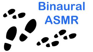 Binaural ASMR - Shoes Footsteps on Wooden Floor