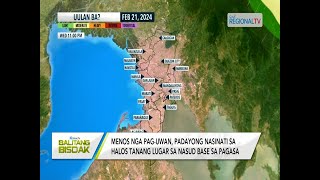 Balitang Bisdak: Gidaghanon sa uwan, menos gihapon