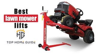 ▶️Lawn Mower: Top 5 Best Lawn Mower Lifts in 2021- [ Buying Guide ]