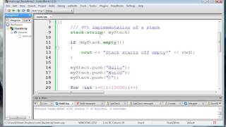 stl stack in c++