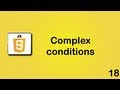 JavaScript beginner tutorial 18 - complex conditions