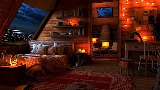 Thunderstorm with Heavy Rain Sounds for Sleep, Study and Relaxation | Cozy Cabin Ambience | 8 Hours