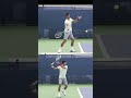 The most textbook forehand ever!? #technique #tennis #djokovic #forehand