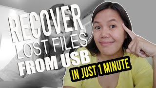 HOW TO RETRIEVE YOUR FILES FROM USB FLASH DRIVE? SOLUTION 2020   | Vaneth Channel