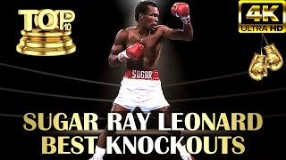 TOP 10 Sugar Ray Leonard Best Knockouts | Highlights Boxing Full HD