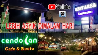 CENDOLAN | MENIKMATI SUASANA MALAM HARI DI REST AREA CENDOLAN TAMAN SARI SETU BEKASI