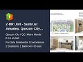 2-BR Unit - Suntrust Amadea, Quezon City (Pre-selling Condominium)