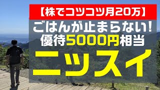 【株でコツコツ月20万】ごはんがとまらない！優待5000円相当 ニッスイ