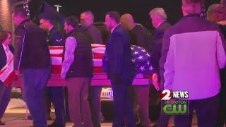 Hundreds turn out for ceremonial procession to honor Sidney HS grad killed in Montana