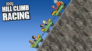 Hill Climb Racing - Kiddie Express 2185m on Mountain + BOOSTERS!