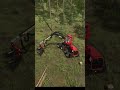 clearing dirty trees from the forest fs22 #shorts