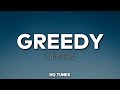 Tate McRae - greedy (Audio/Lyrics) 🎵 | i would want myself baby please believe me | Tiktok Song