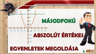 1) MÁSODFOKÚ ABSZOLÚT ÉRTÉKES EGYENLETEK MEGOLDÁSA – (1. RÉSZ)