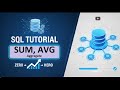 Aggregate function in SQL | Explain about SUM, AVERAGE aggregation SQL| SQL Tutorial | In 3 minutes