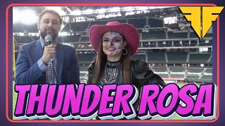 Thunder Rosa: Special Entrances, Art In Wrestling, Helping Young Talent, All In Dallas | Interview