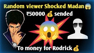 Madan Shocked😱 Random viewer Rocked💰| ₹50000 single payment | #madan #madanop #trollop #pubg #bgmi