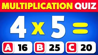 Can You Pass This Multiplication Quiz...? โ๏ธ๐ค๐ | Multiplication Table Quiz