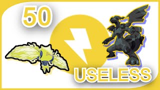 50 Useless Electric Type Stats