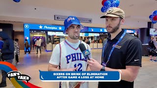 'Softest team in the playoffs' - Sixers fans share their thoughts on what went w