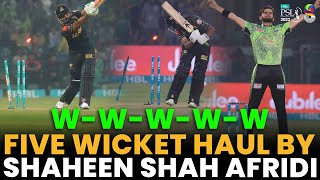 Five Wicket Haul By Eagle Shaheen Shah Afridi | Lahore vs Peshawar | Match 15 | HBL PSL 8 | MI2A